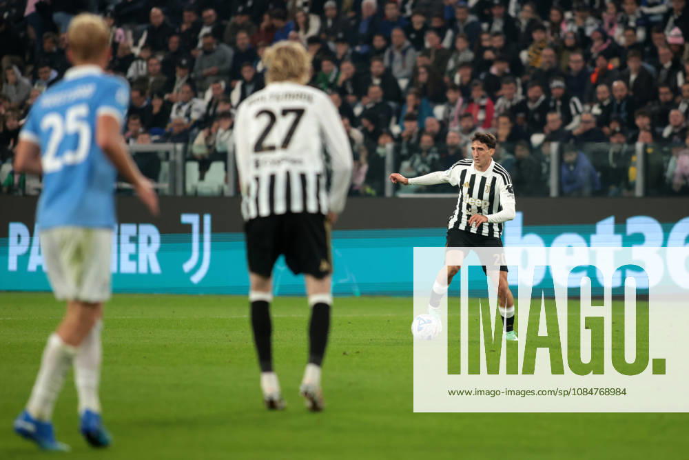 2026-10-18 Juventus FC v SS Lazio - Serie A 2026 27 TURIN, ITALY - OCTOBER 18: Andrea Cambiaso of Juventus during the Serie A 2026 27 match between Juventus FC and SS Lazio at Allianz Stadium on October 18, 2026 in Turin, Italy. (Photo by Nderim Kaceli BSR Agency) Turin Italy Content not available for redistribution in The Netherlands directly or indirectly through any third parties.