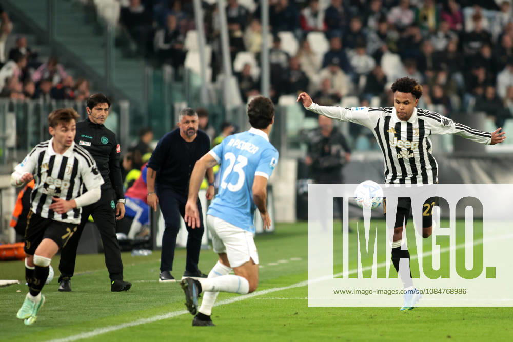 2026-10-18 Juventus FC v SS Lazio - Serie A 2026 27 TURIN, ITALY - OCTOBER 18: Weston McKennie of Juventus during the Serie A 2026 27 match between Juventus FC and SS Lazio at Allianz Stadium on October 18, 2026 in Turin, Italy. (Photo by Nderim Kaceli BSR Agency) Turin Italy Content not available for redistribution in The Netherlands directly or indirectly through any third parties.