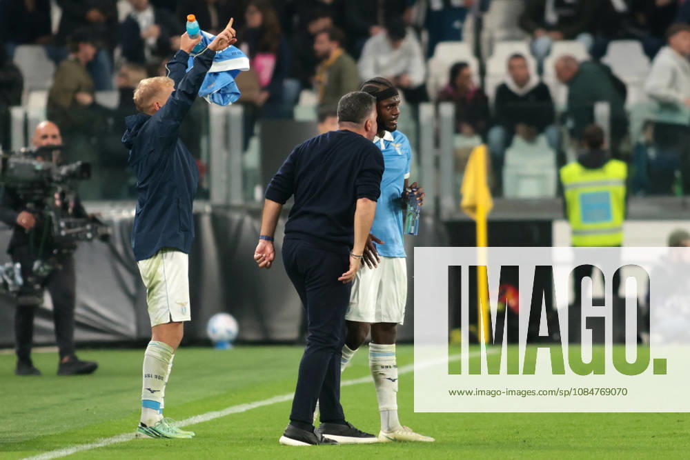 2026-10-18 Juventus FC v SS Lazio - Serie A 2026 27 TURIN, ITALY - OCTOBER 18: Coach Gennaro Gattuso of SS Lazio, Nuno Tavares of SS Lazio during the Serie A 2026 27 match between Juventus FC and SS Lazio at Allianz Stadium on October 18, 2026 in Turin, Italy. (Photo by Nderim Kaceli BSR Agency) Turin Italy Content not available for redistribution in The Netherlands directly or indirectly through any third parties.