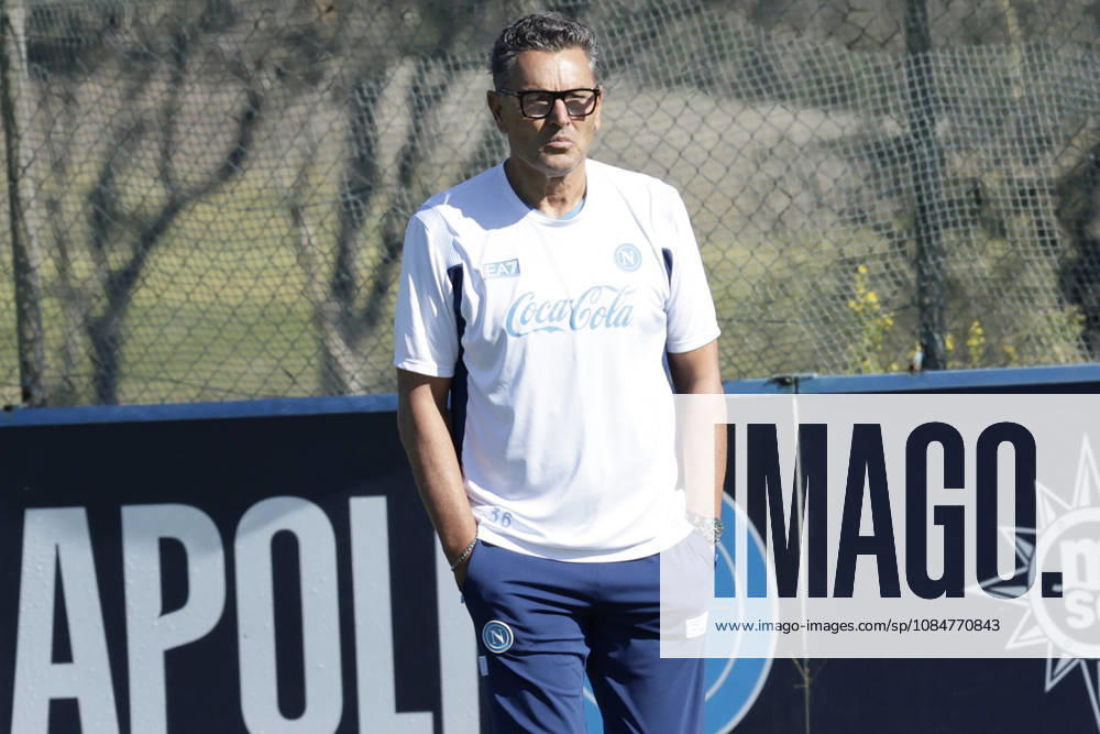 Training session SSC Napoli Second coach of SSC Napoli Marco Landucci during of the UEFA Champions League group stage matchday 3 fixture between SSC Napoli and Bodo Glimt at the SSC Napoli training centre in Castelvoturno, Caserta, on 19, October, 2026. _BPH9051