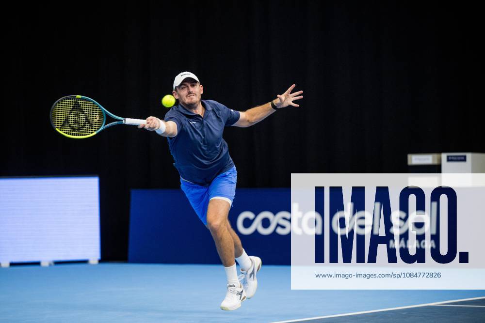 Robert Galloway of the United States pictured in action during the European Open ATP, Tennis Herren tennis tournament in Brussels, on Monday 19 October. This year s edition of the tournament is taking place from 17 to 25 October JASPERxJACOBS x190285561x