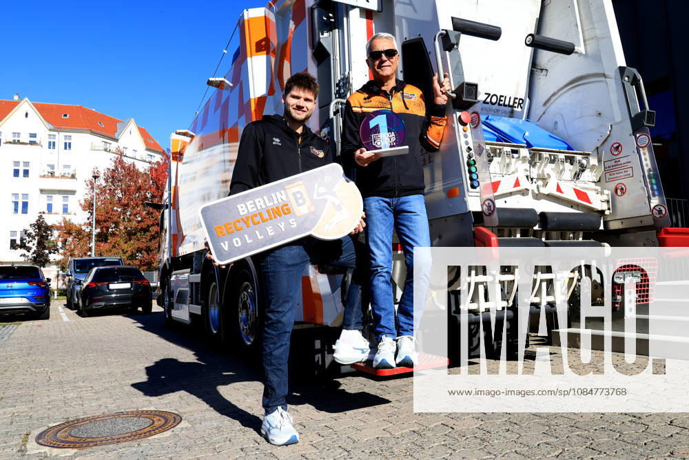 DEU, GER, Germany, Volleyball, BR Volleys Press Conference, 2026–2027 Season, Berlin, BR Volleys Managing Director Kaweh Niroomand, Head Coach Andrea Anastasi, Captain Ruben Schott, nordphoto GmbH Engler, Berlin, Berlin, Berlin, Germany