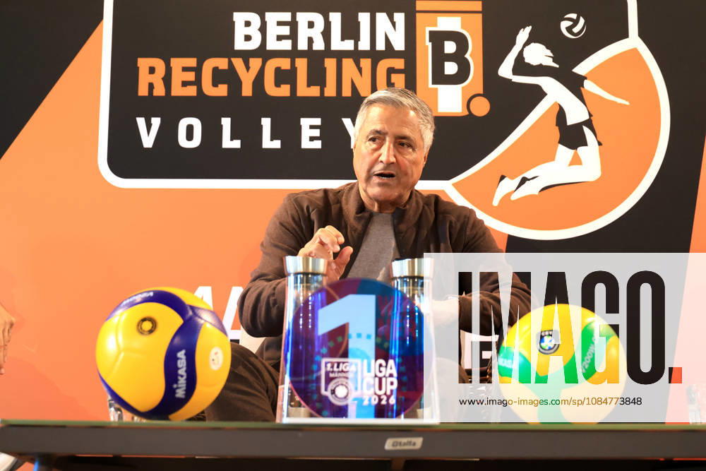 DEU, GER, Germany, Volleyball, BR Volleys Press Conference, 2026–2027 Season, Berlin, BR Volleys Managing Director Kaweh Niroomand, Head Coach Andrea Anastasi, Captain Ruben Schott, nordphoto GmbH Engler, Berlin, Berlin, Berlin, Germany