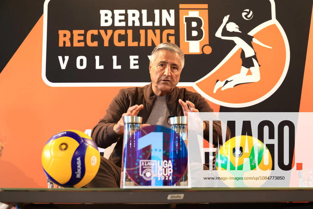 DEU, GER, Germany, Volleyball, BR Volleys Press Conference, 2026–2027 Season, Berlin, BR Volleys Managing Director Kaweh Niroomand, Head Coach Andrea Anastasi, Captain Ruben Schott, nordphoto GmbH Engler, Berlin, Berlin, Berlin, Germany