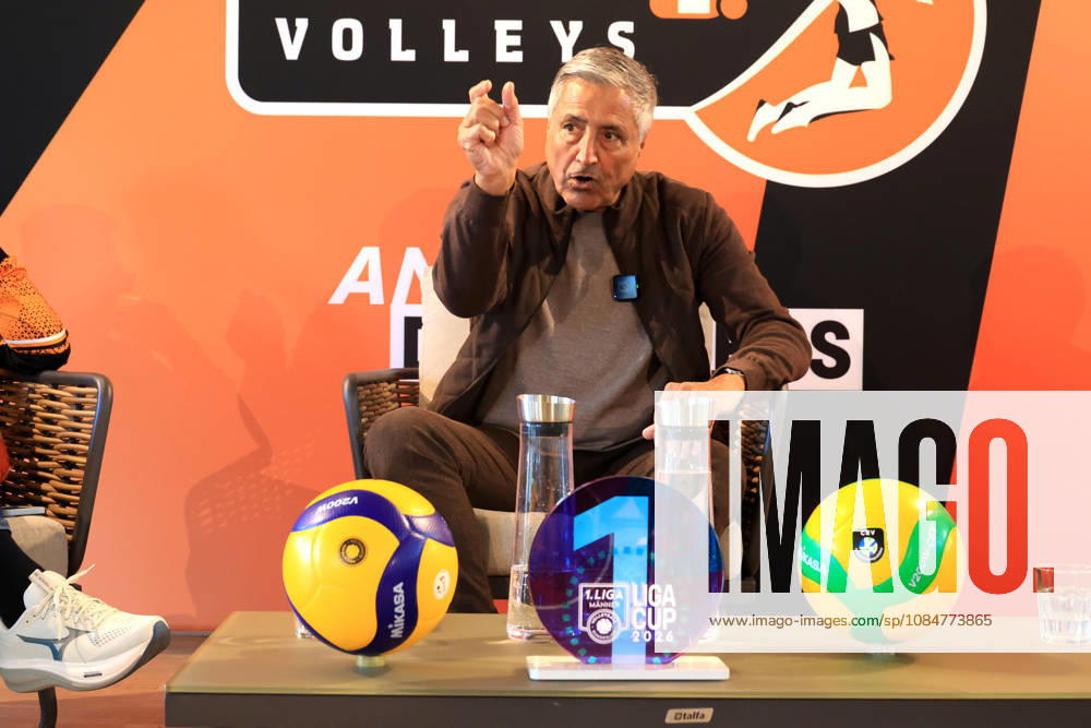 DEU, GER, Germany, Volleyball, BR Volleys Press Conference, 2026–2027 Season, Berlin, BR Volleys Managing Director Kaweh Niroomand, Head Coach Andrea Anastasi, Captain Ruben Schott, nordphoto GmbH Engler, Berlin, Berlin, Berlin, Germany