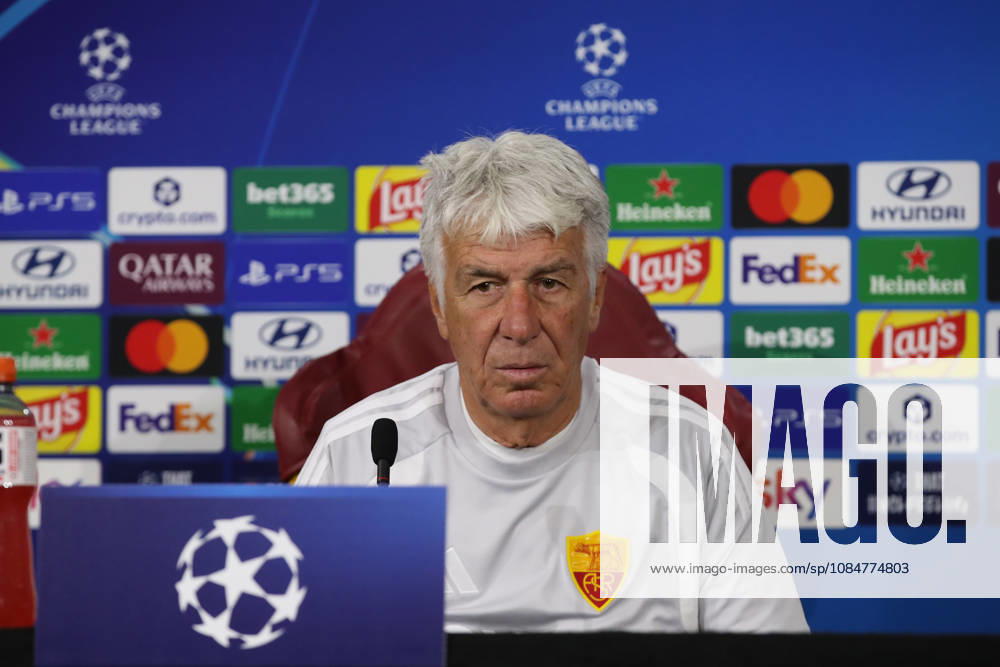 IPA89909987 - October 19, 2026 Champions League: Gasperini press conference, PK, Pressekonferenz + Training Sessions In the photo: Gasperini (Photo by Gino Mancini)