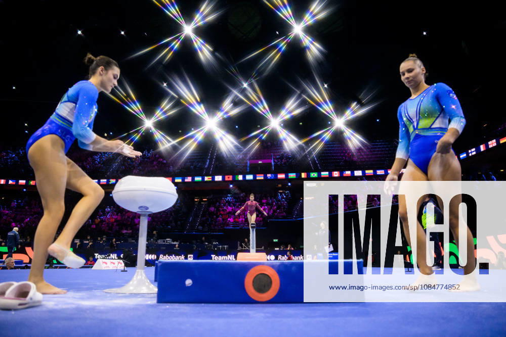 Editor s note: An on-camera star filter was used to create this image. Vita Prijanovic of Slovenia, Fabiola Diaz of Peru, and Lucija Hribar of Slovenia compete in the women s balance beam qualifying round on the third day of the 2026 Artistic Gymnastics World Championships on October 19, 2026 in Rotterdam. Photo by Joel Marklund, BILDBYRÅN, code JM JM0860 bbeng artistic gymnastics artistic gymnastics gymnastics world championships women’s artistic gymnastics artistic gymnastics gymnastics world championships women’s