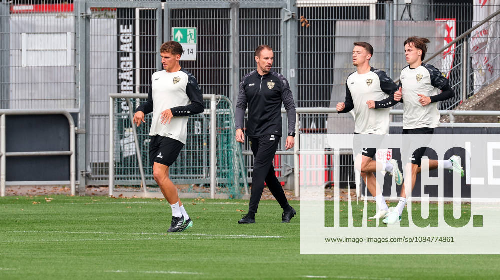 Stuttgart, Soccer, UEFA Champions League, 2026–2027 Season, VfB Stuttgart Practice, Grischa Prömel, Matthias Schiffers