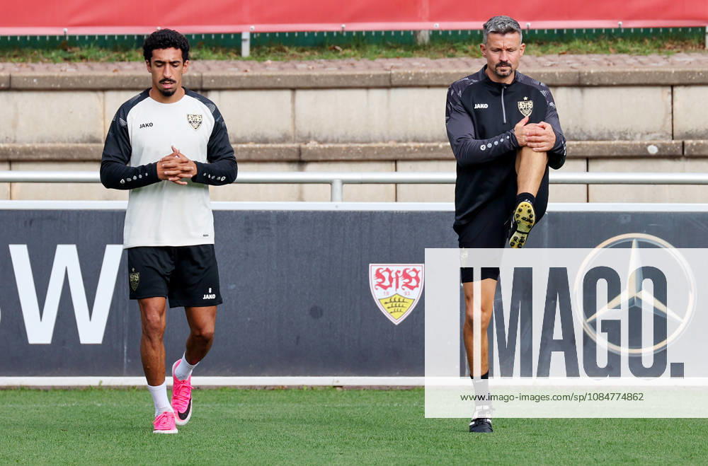 Stuttgart, Soccer, UEFA Champions League, 2026–2027 season, VfB Stuttgart practice, Tiago Tomas, Maik Franz