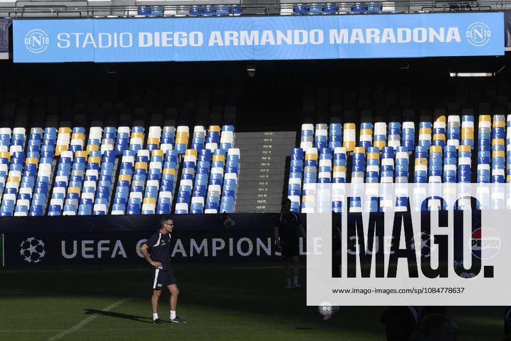 Bodo Glimt s head coach Kjetil Knutsen attends a training session at ˜Diego Armando Maradona stadium in Naples ( Italy) , 19 october 2026. Ssc. Bodo-Glimt will face Ssc Napoli in their UEFA Champions League match on 20 october 2026. ANSA CIRO FUSCO. UEFA Champions League - Napoli Vs Bodo-Glimt - ZUMAa110 20261019_zaf_a110_013