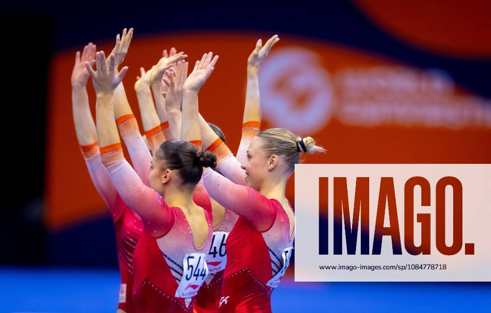 ROTTERDAM - The Dutch gymnasts in action during the qualifications at the World Gymnastics Championships in Rotterdam Ahoy. IRIS VAN DEN BROEK ANP ANPxSportx IVx 572979145 originalFilename: 572979145