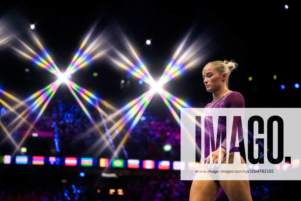 Editor s note: An on-camera star filter was used to create this photo. Ruby Evans of Great Britain competes in the women s vault qualifiers during day three of the 2026 Artistic Gymnastics World Championships on October 19, 2026 in Rotterdam. Photo by Joel Marklund, BILDBYRÅN, code JM JM0860. bbeng, artistic gymnastics, gymnastics, World Championships, women’s artistic gymnastics, women’s gymnastics, World Championships, women’s artistic gymnastics, women’s gymnastics, World Championships