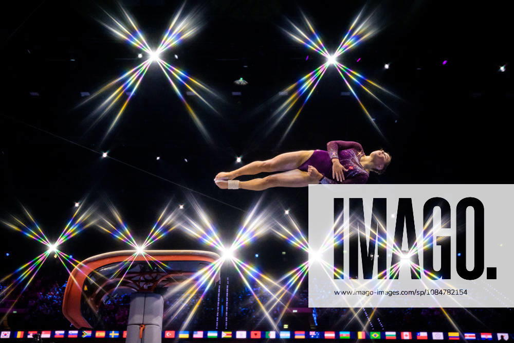 Editor s note: An on-camera star filter was used to create this photo. Abigail Martin of Great Britain competes in the women s vault qualifiers during day three of the 2026 Artistic Gymnastics World Championships on October 19, 2026 in Rotterdam. Photo by Joel Marklund, BILDBYRÅN. Code: JM JM0860. Women’s artistic gymnastics, artistic gymnastics, gymnastics, World Championships, Women’s artistic gymnastics, artistic gymnastics, gymnastics, World Championships, Women’s artistic gymnastics, artistic gymnastics, gymnastics, World Championships, Women’s