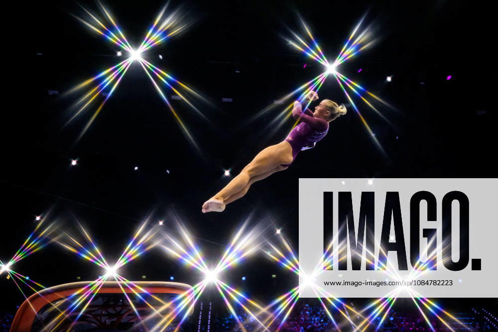 Editor s note: An on-camera star filter was used to create this photo. Ruby Evans of Great Britain competes in the women s vault qualifying round on the third day of the 2026 Artistic Gymnastics World Championships on October 19, 2026 in Rotterdam. Photo by Joel Marklund, BILDBYRÅN, code JM JM0860. bbeng, artistic gymnastics, gymnastics, World Championships, women’s artistic gymnastics, women’s gymnastics, World Championships, women’s artistic gymnastics, women’s gymnastics, World Championships
