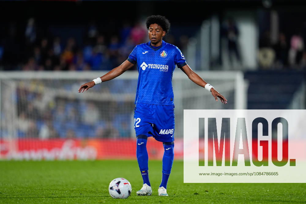 Johan Mojica of Getafe CF gestures during the Spanish League, LaLiga EA Sports, football match between Getafe CF and Rayo Vallecano at Coliseum de Getafe stadium on October 19, 2026, in Getafe, Spain. Getafe CF V Rayo Vallecano - LaLiga EA Sports - ZUMAa181 20261019_zaa_a181_025
