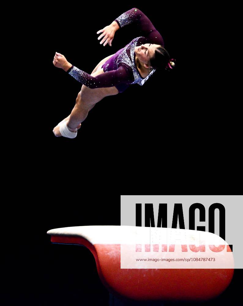 Netherlands Artistic Gymnastics World Championships Qualifiers 9268640 19.10.2026 Abigail Martin of Great Britain competes on the vault during the women s qualification of the 2026 World Artistic Gymnastics Championships in Rotterdam, the Netherlands. Alexey Filippov Sputnik Rotterdam Netherlands