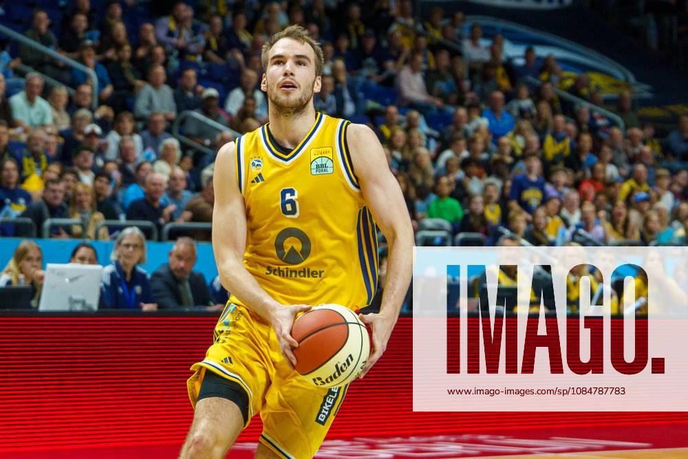 Pictured: Malte Delow, ALBA BERLIN, June 19, 2026, Alba Berlin BMA365 vs. Bamberg Baskets, BBL Cup Round of 16, Basketball, 2026–27 Season, Uber Arena