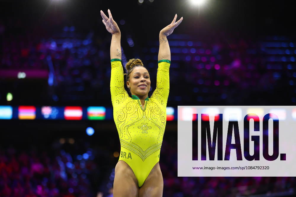 LORRANE OLIVEIRA of Brazil competes on the Vault during the Women s Qualifications of the 54th Artistic Gymnastics World Championships at the Ahoy Arena in Rotterdam, Netherlands. Gymnastics 2026: Artistic World Championships: Women s Qualification - ZUMAc179 20261019_zep_c179_111
