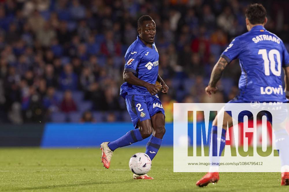 LaLiga EA SPORTS 2026 2027 - Getafe CF and Rayo Vallecano in Madrid, Spain - 19 Oct 2026 Djene Dakonam (Getafe CF) is seen in action during the LaLiga EA SPORTS 2026 2027 match between Getafe CF and Rayo Vallecano. Final score: Getafe CF 1-1 Rayo Vallecano. Madrid Spain