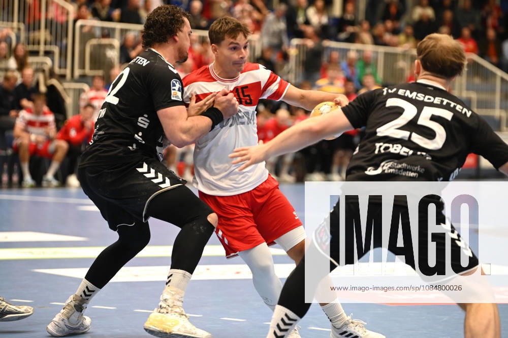 Nils Homscheid TuSEM Essen vs. TV Emsdetten October 19, 2026 Nils Homscheid TuSEM Essen, 2nd Handball Bundesliga: TuSEM Essen vs. TV Emsdetten on October 19, 2026, at the Sporthalle am Hallo, Essen. Final score: 32–25 in front of 2,132 spectators