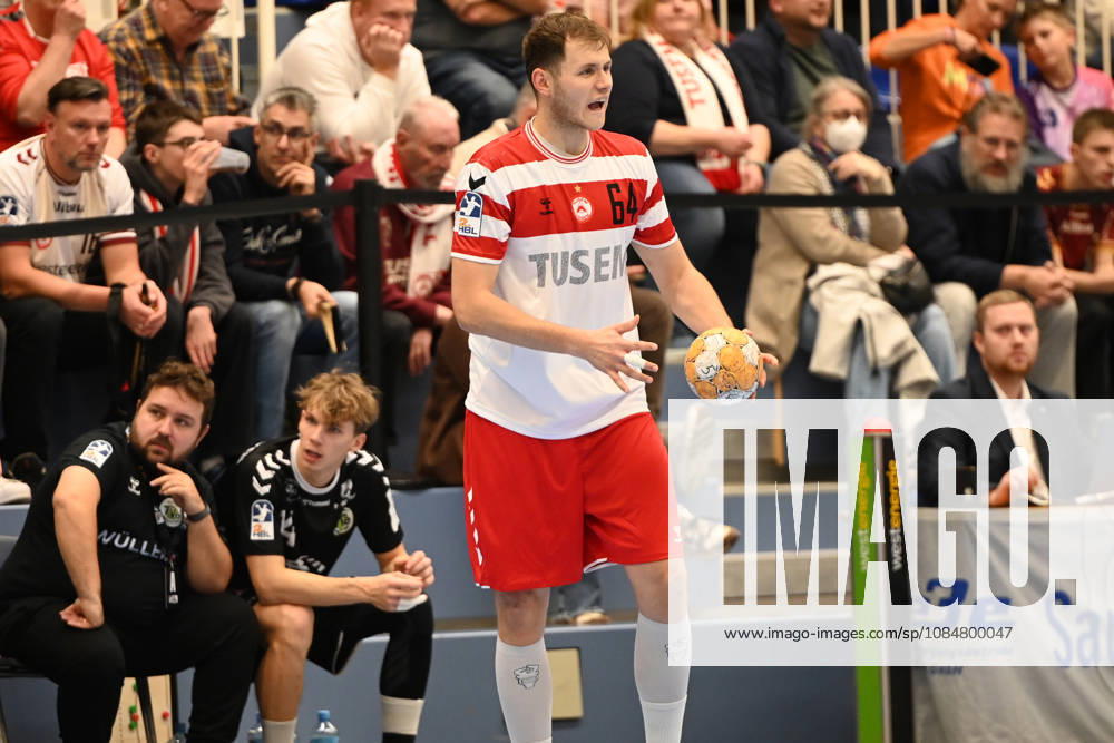 Maxmilian Hejny TuSEM Essen vs. TV Emsdetten October 19, 2026 Maxmilian Hejny TuSEM Essen, 2nd Handball Bundesliga TuSEM Essen vs. TV Emsdetten on October 19, 2026, at the Sporthalle am Hallo, Essen. Final score: 32–25 in front of 2,132 spectators