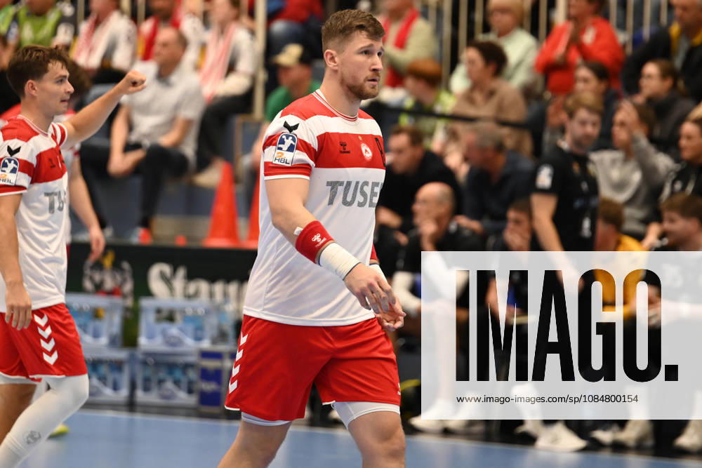 Adin Faljic TuSEM Essen vs. TV Emsdetten October 19, 2026 Adin Faljic TuSEM Essen, 2nd Handball Bundesliga TuSEM Essen vs. TV Emsdetten on October 19, 2026, at the Sporthalle am Hallo, Essen. Final score: 32–25 in front of 2,132 spectators