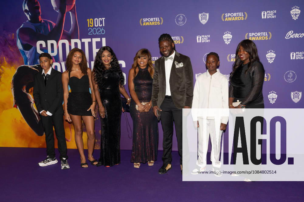SPORTEL AWARDS MONACO 2026 Hassan N Dam N Jikamand his family attend Sportel Awards Ceremony on October 19, 2026 in Monte-Carlo, Monaco, Credit:thierry carpico Avalon