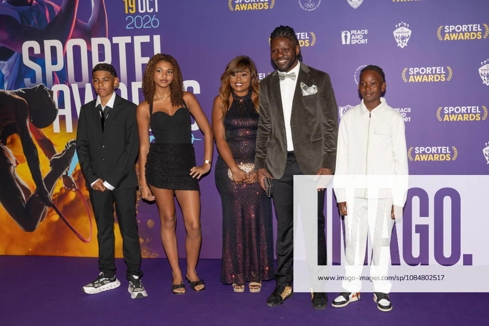 SPORTEL AWARDS MONACO 2026 Hassan N Dam N Jikamand his family attend Sportel Awards Ceremony on October 19, 2026 in Monte-Carlo, Monaco, Credit:thierry carpico Avalon