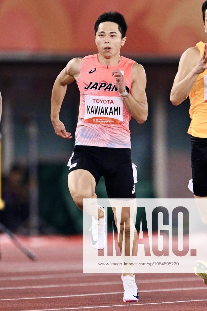 Shuta Kawakami (JPN), OCTOBER 20, 2026 - Para Athletics : Mens 100m T13 final during the Asian Para Games Aichi-Nagoya 2026 at Nagoya City Mizuho Park Athletic Stadium in Aichi, Japan. Noxthirdxpartyxsales aflo_357578617 KenjiroxMatsuox