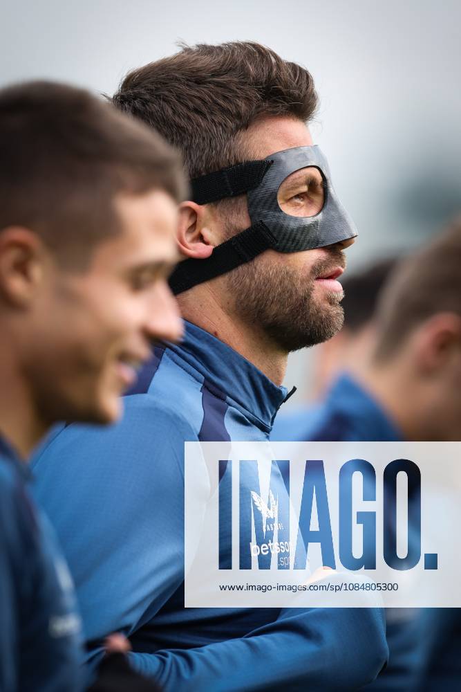 Club s Brandon Mechele is pictured during a training session of Belgian soccer team Club Brugge KV, Tuesday 20 October 2026 in Knokke-Heist. Club is preparing for the third game in the UEFA Champions League league phase against French team Racing Club de Lens tomorrow. BRUNOxFAHY x190373401x