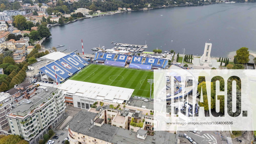 Como v Manchester United, ManU Champions League Ground aerial view outside and above the Stadium ahead of Como 1907 vs Manchester United, Giuseppe Sinigaglia Stadium, Como, Italy on 20 October 2026 Credit: Phil Duncan Every Second Media Editorial use only. All images are copyright Every Second Media Limited. No images may be reproduced without prior permission.