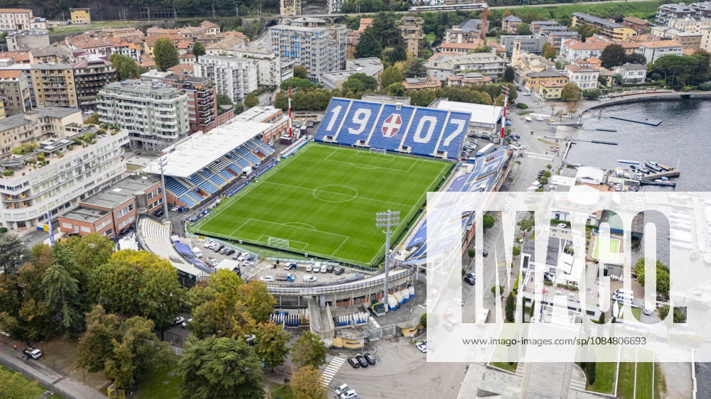 Como v Manchester United, ManU Champions League Ground aerial view outside and above the Stadium ahead of Como 1907 vs Manchester United, Giuseppe Sinigaglia Stadium, Como, Italy on 20 October 2026 Credit: Phil Duncan Every Second Media Editorial use only. All images are copyright Every Second Media Limited. No images may be reproduced without prior permission.