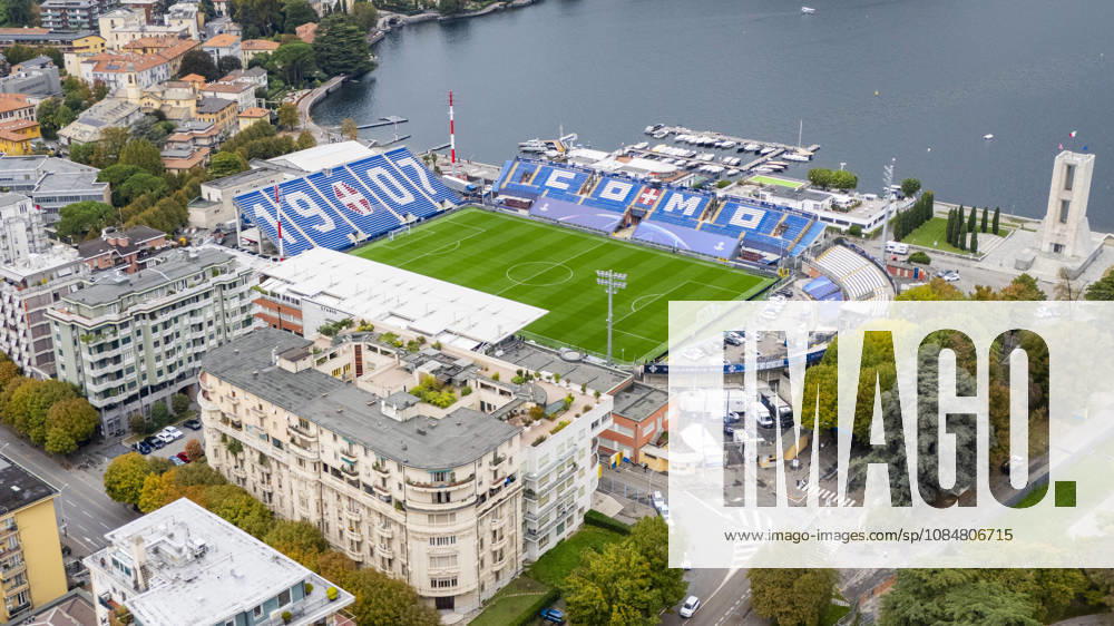 Como v Manchester United, ManU Champions League Ground aerial view outside and above the Stadium ahead of Como 1907 vs Manchester United, Giuseppe Sinigaglia Stadium, Como, Italy on 20 October 2026 Credit: Phil Duncan Every Second Media Editorial use only. All images are copyright Every Second Media Limited. No images may be reproduced without prior permission.