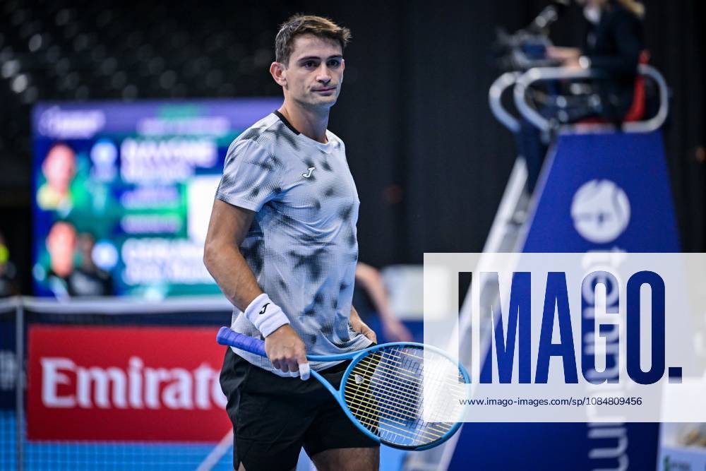 Mariano Navone of Argentina pictured during the European Open ATP, Tennis Herren tennis tournament in Brussels, on 20 October. This year s edition of the tournament is taking place from 17 to 25 October DAVIDxPINTENS x190379491x