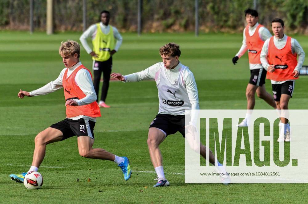 Sam Klein Westphal, Jannik Pauli, Germany, Hamburg, Training Facility on Kollaustrasse, Soccer, 2. Bundesliga, FC St. Pauli