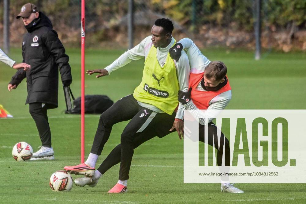 Abdoulie Ceesay Nemeth David Pauli Germany, Hamburg, Training Facility on Kollaustrasse, Soccer, 2. Bundesliga, FC St. Pauli