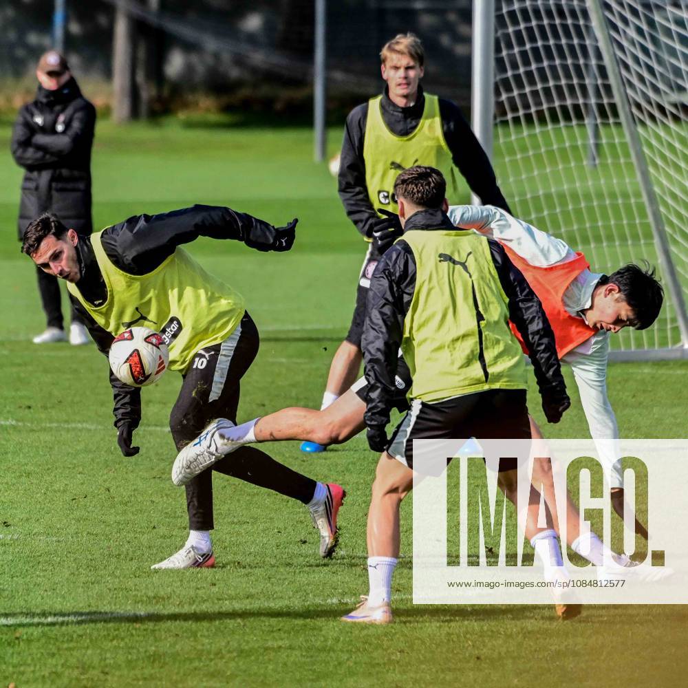 Branimir Hrgota, Taichi Hara, St. Pauli, Germany, Hamburg, Training Facility on Kollaustrasse, Soccer, 2. Bundesliga, FC St. Pauli