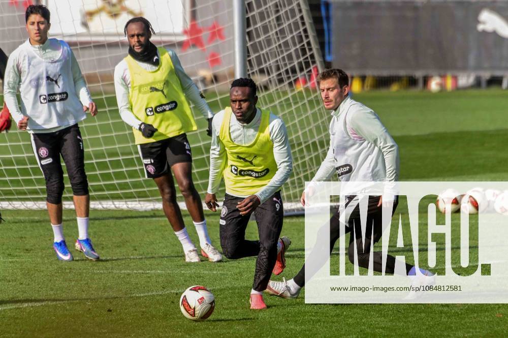 Abdoulie Ceesay Lars Ritzka Pauli Germany, Hamburg, Training Facility on Kollaustrasse, Soccer, 2. Bundesliga, FC St. Pauli