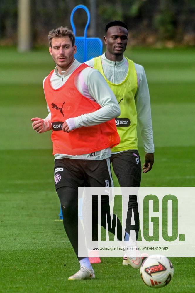 Lars Ritzka, Abdoulie Ceesay, St. Pauli, Germany, Hamburg, Training Facility on Kollaustrasse, Soccer, 2. Bundesliga, FC St. Pauli