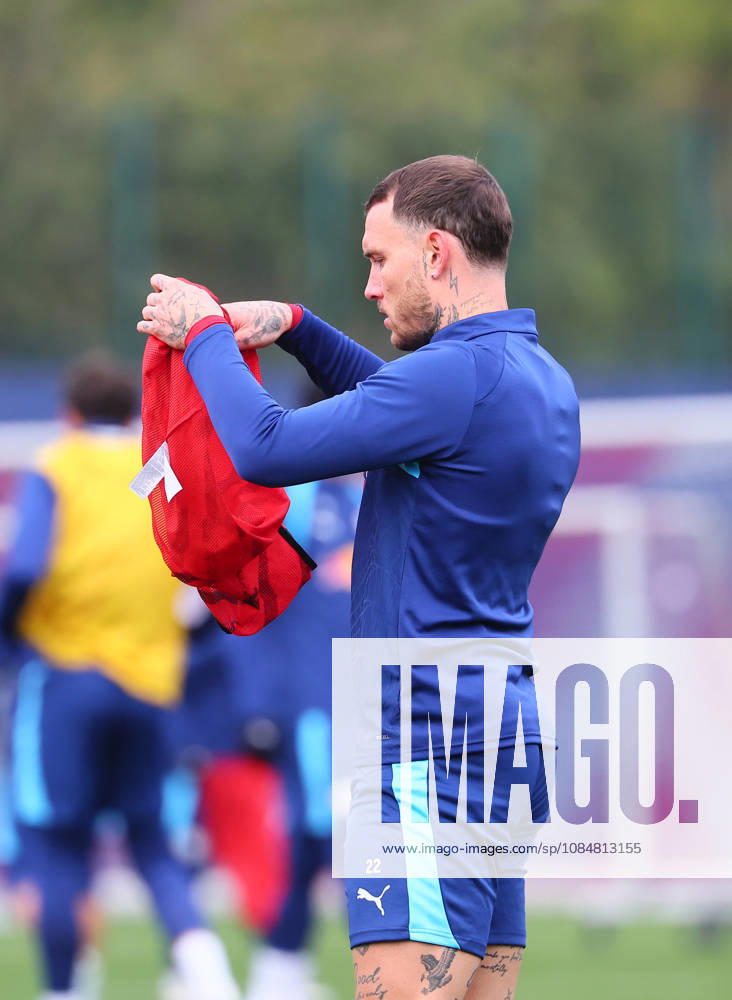 RB Leipzig Training: Champions League, Leipzig, October 20, 2026, RB Academy, UEFA Champions League, RB Leipzig s final training session the day before Real Madrid vs. RB Leipzig. Pictured: David Raum, No. 22, RB Leipzig, Picture Point