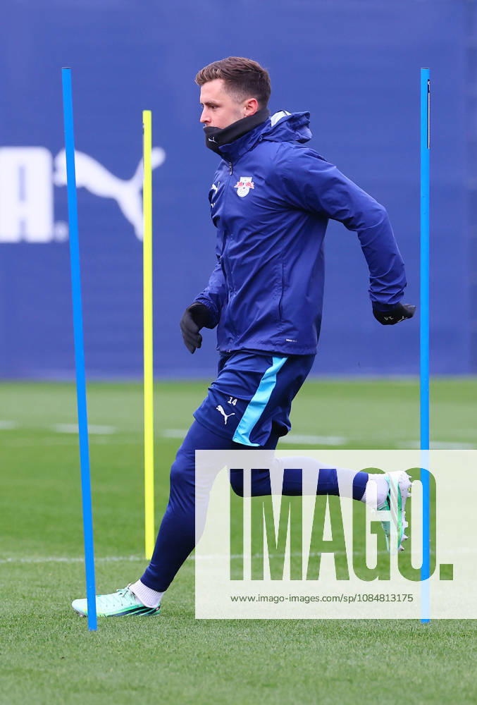 RB Leipzig Training: Champions League, Leipzig, October 20, 2026, RB Academy, UEFA Champions League, RB Leipzig s final training session the day before Real Madrid vs. RB Leipzig. Pictured: Christoph Baumgartner, 14, RB Leipzig, Picture Point