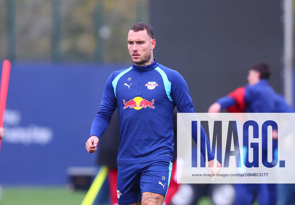 RB Leipzig Training: Champions League, Leipzig, October 20, 2026, RB Academy, UEFA Champions League, RB Leipzig s final training session the day before Real Madrid vs. RB Leipzig; pictured: David Raum, No. 22, RB Leipzig, Picture Point
