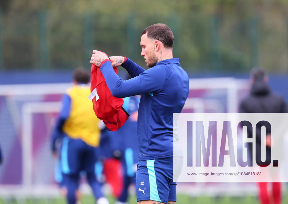 RB Leipzig Training: Champions League, Leipzig, October 20, 2026, RB Academy, UEFA Champions League, RB Leipzig s final training session the day before Real Madrid vs. RB Leipzig. Pictured: David Raum, No. 22, RB Leipzig, Picture Point