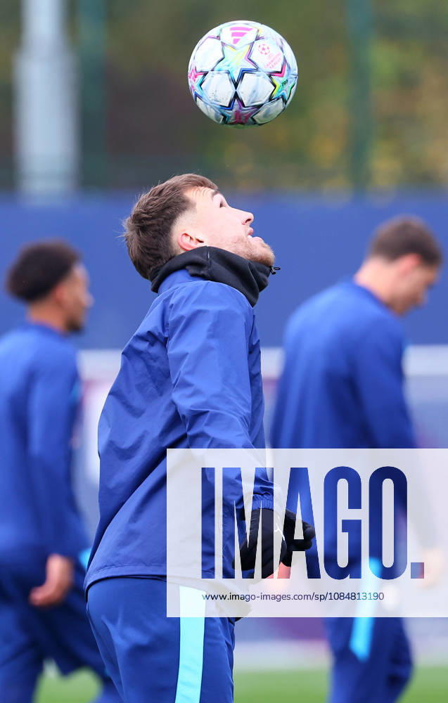 RB Leipzig Training: Champions League, Leipzig, October 20, 2026, RB Academy, UEFA Champions League, RB Leipzig s final training session the day before Real Madrid vs. RB Leipzig; pictured: Brajan Gruda, age 10, RB Leipzig, Picture Point