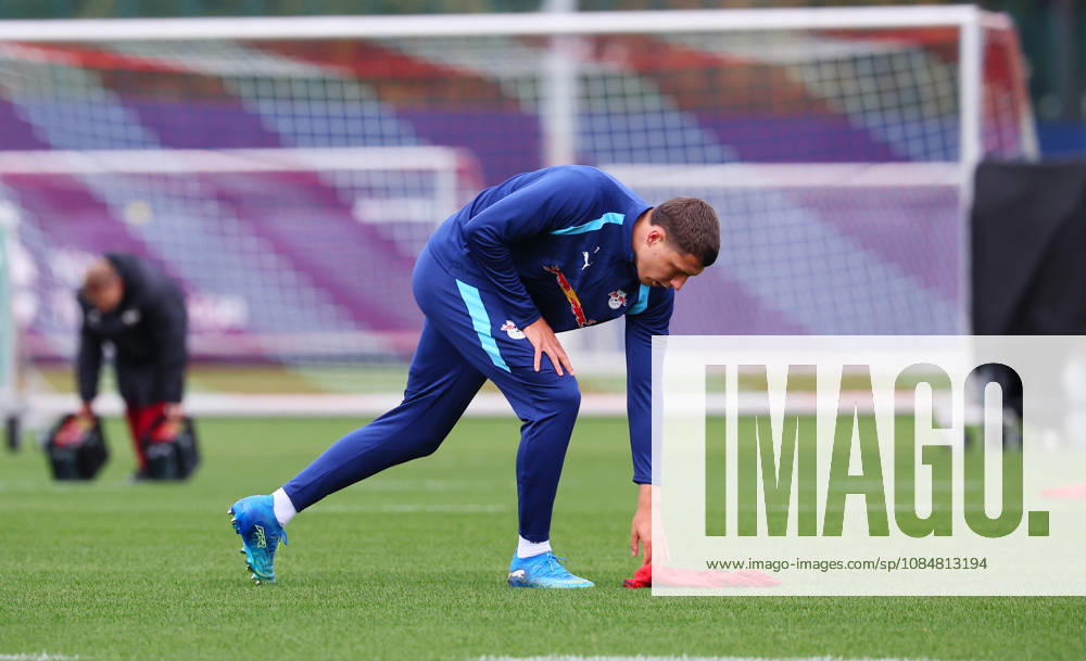RB Leipzig Training: Champions League, Leipzig, October 20, 2026, RB Academy, UEFA Champions League, RB Leipzig s final training session the day before Real Madrid vs. RB Leipzig; pictured: Maxime Esteve 3, RB Leipzig, Picture Point
