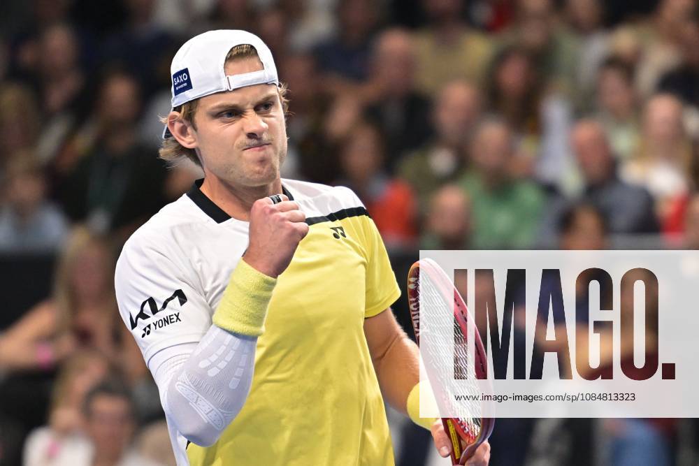Zizou Bergs of Belgium pictured in action during the European Open ATP, Tennis Herren tennis tournament in Brussels, on 20 October. This year s edition of the tournament is taking place from 17 to 25 October DAVIDxPINTENS x190405539x