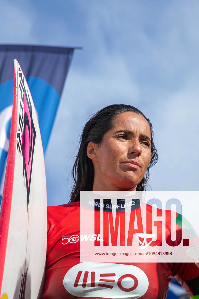 MEO Rip Curl Pro Portugal 2026, World Surf League Championship Tour Teresa Bonvalot competes during the MEO Rip Curl Pro Portugal 2026, a World Surf League Championship Tour event at Supertubos Beach in Peniche, Portugal, on October 20, 2026. Peniche Portugal