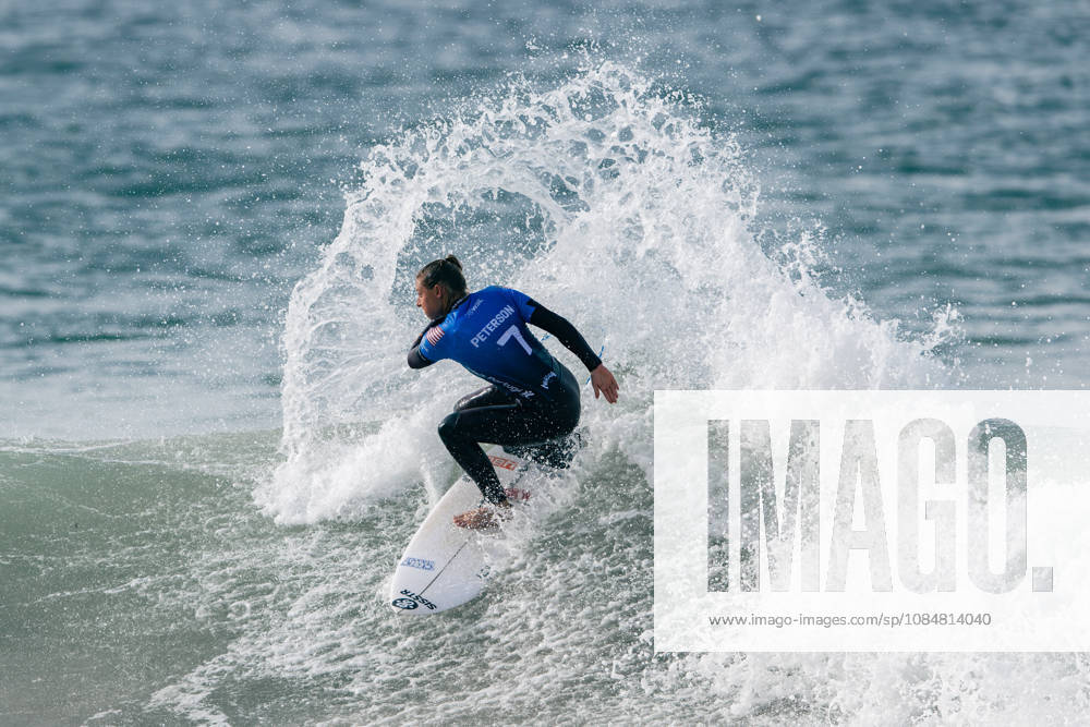 Meo Rip Curl Pro Portugal - Women Quarter Finals Lakey Peterson of the United States competes during the Meo Rip Curl Pro Portugal at Praia dos Supertubos in Peniche, Portugal, on October 20, 2026.