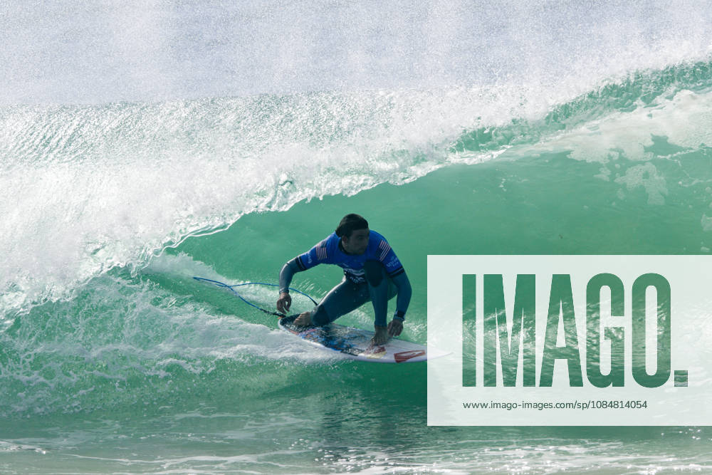 Meo Rip Curl Pro Portugal - Men Quarter Finals Griffin Colapinto of the United States competes during the Meo Rip Curl Pro Portugal at Praia dos Supertubos in Peniche, Portugal, on October 20, 2026. Peniche Leiria Portugal