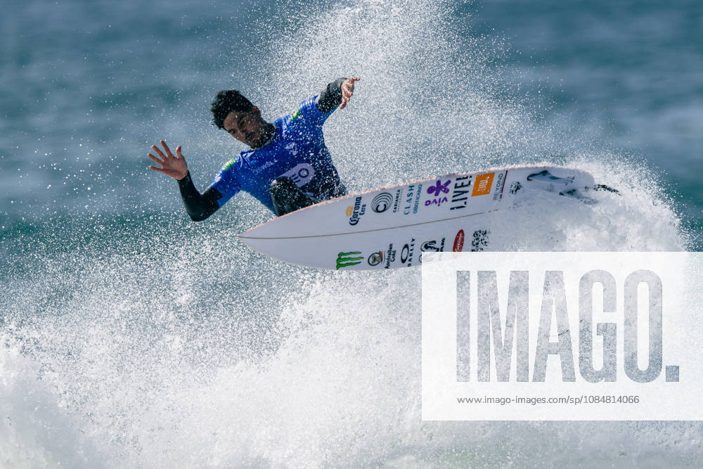 Meo Rip Curl Pro Portugal - Men Quarter Finals Gabriel Medina of Brazil airs during the Meo Rip Curl Pro Portugal at Praia dos Supertubos in Peniche, Portugal, on October 20, 2026. Peniche Leiria Portugal